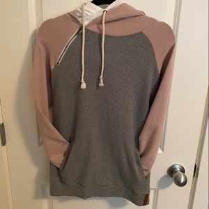 Ampersand Double Hood Sweater - Size S